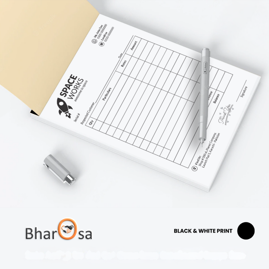 SAFARI INVOICE BOOK A5